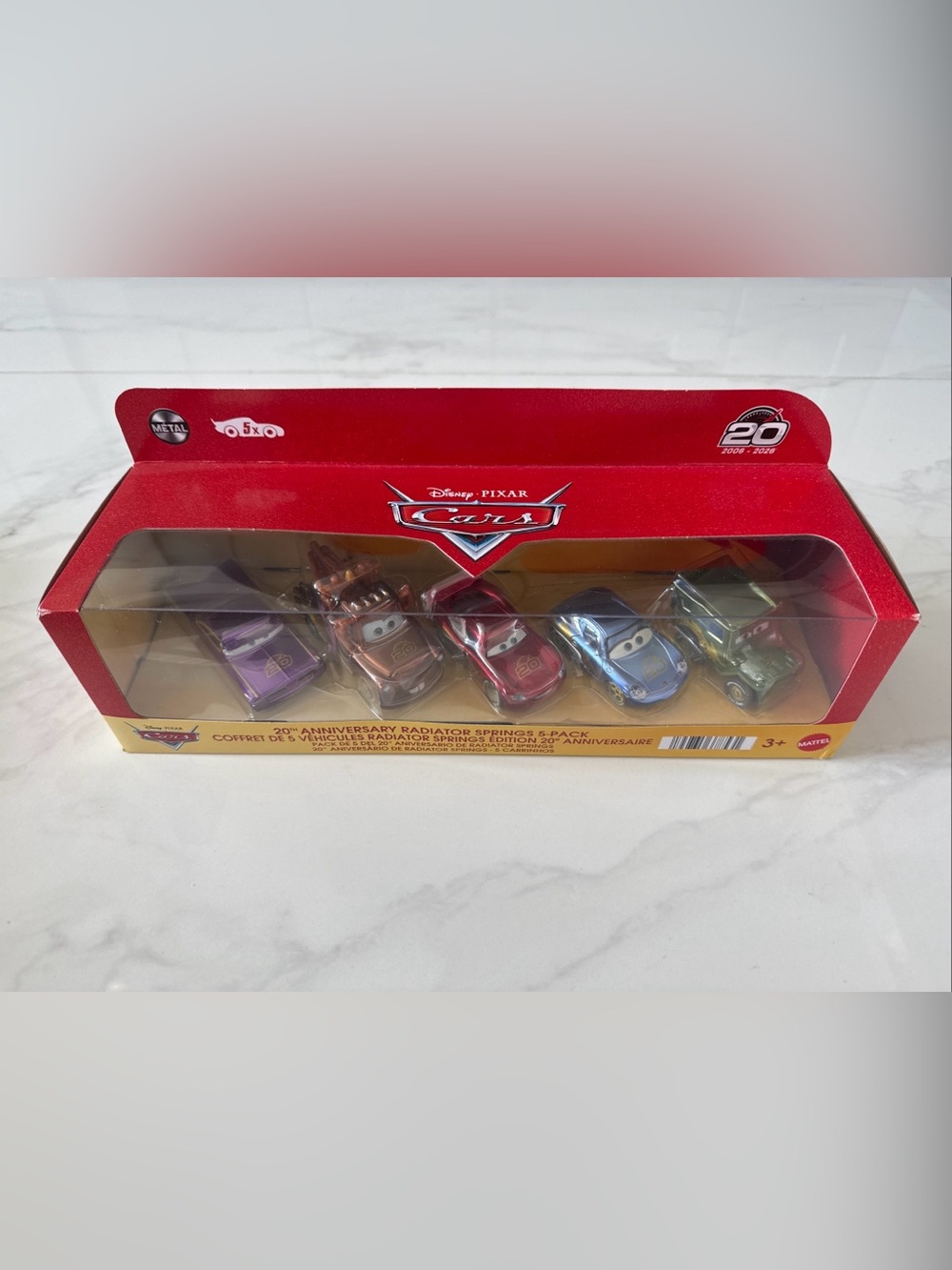 20th Anniversary Radiator Springs 5-Pack - Multicolor Disney cars Pixar cars
